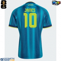 Moški Nogometni dresi Kolumbija James Rodriguez #10 Gostujoči SP 2026 Kratek Rokav